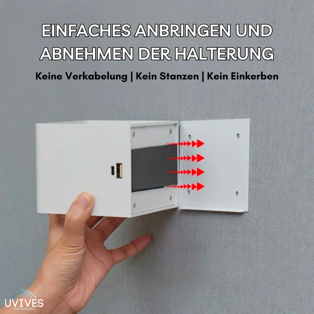LuminaCube - La lampe murale sans fil et luxueuse !