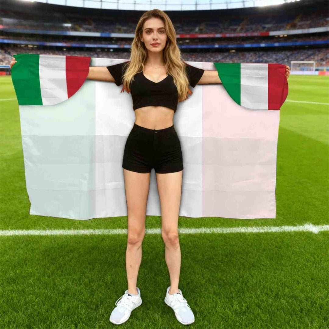 Drapeau de la Coupe du Monde - Cape de Supporter Légère pour Fans - Cape de Support