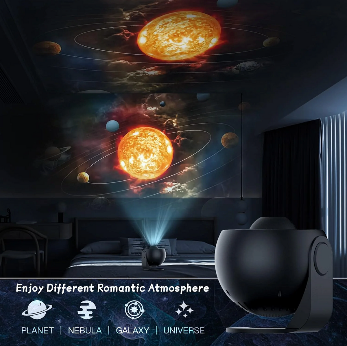 NebuLux™ Projecteur d'Étoiles — Transformez n'importe quelle pièce en une galaxie hypnotique de calme et d'émerveillement