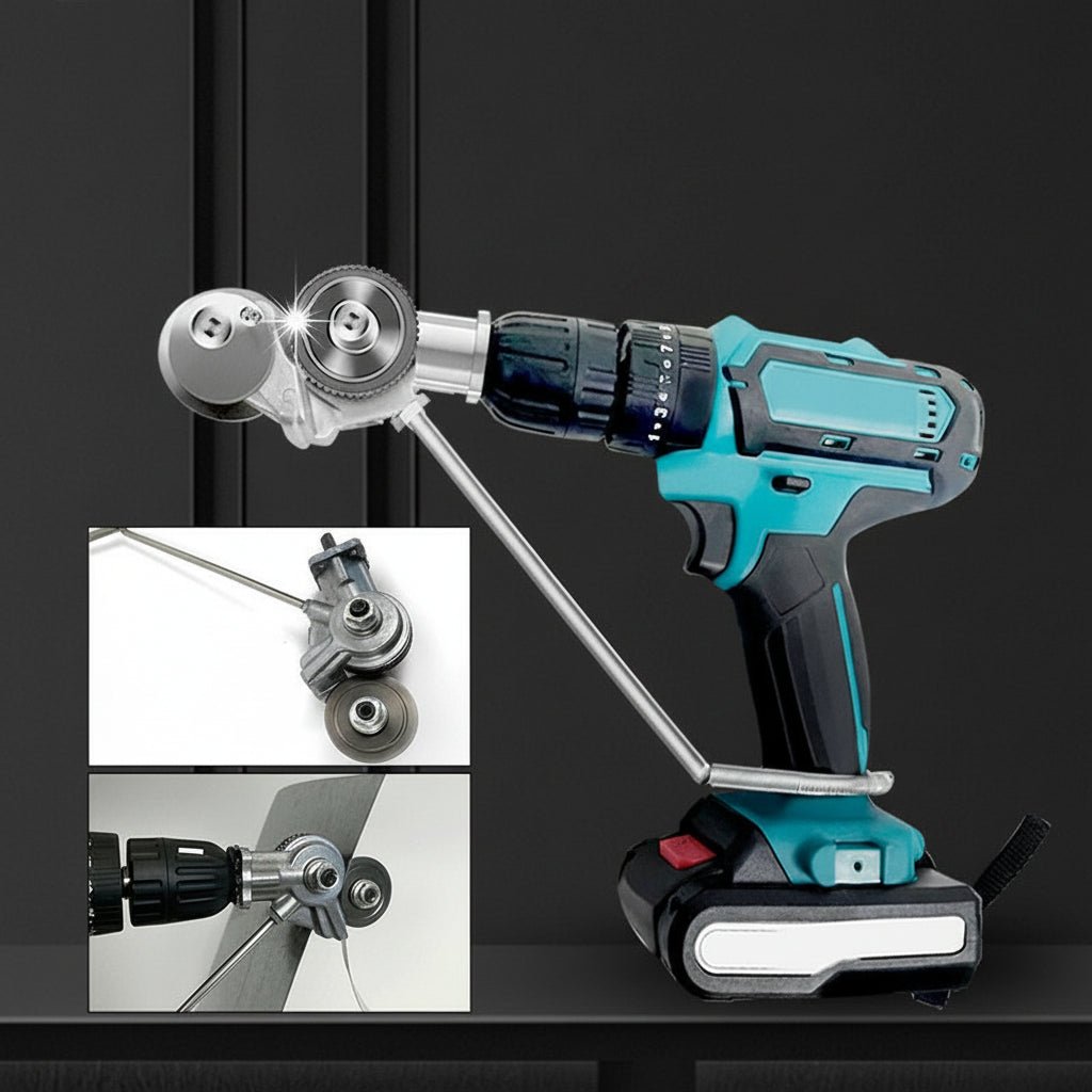 Outil Nibbleur Professionnel avec Accessoire de Perçage pour Tôle Métallique