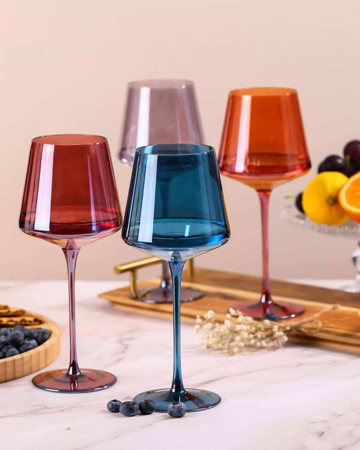 L'Art du Verre | Ensemble de Verres en Verre de 6