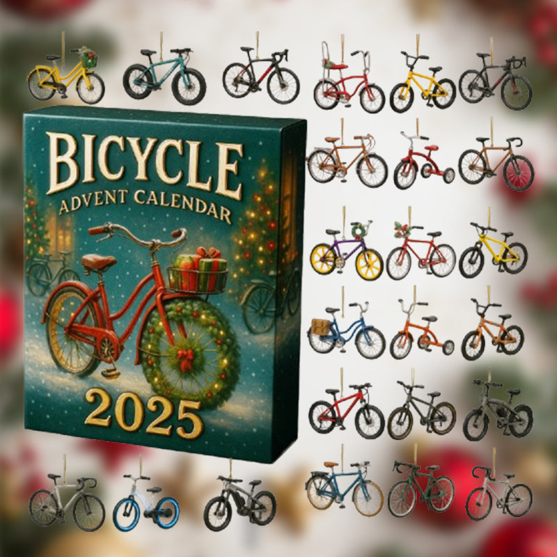Calendrier de l'Avent Fête du Vélo Rétro 2025 – 24 Miniatures pleines de Joie de Noël