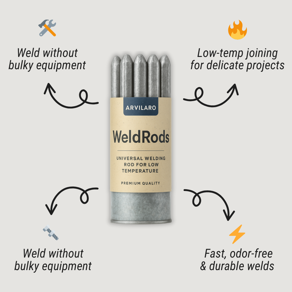 WeldRods | Fil de soudage universel pour basses températures