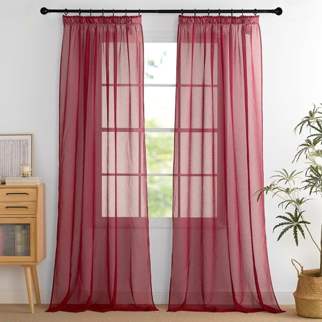 Rideaux - Aspect Lin Transparent