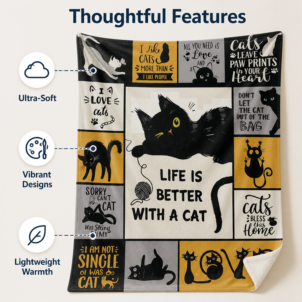 CuddlePelt™ — Enveloppez-vous dans une douceur chaleureuse et joyeuse qui ressemble à un câlin affectueux
