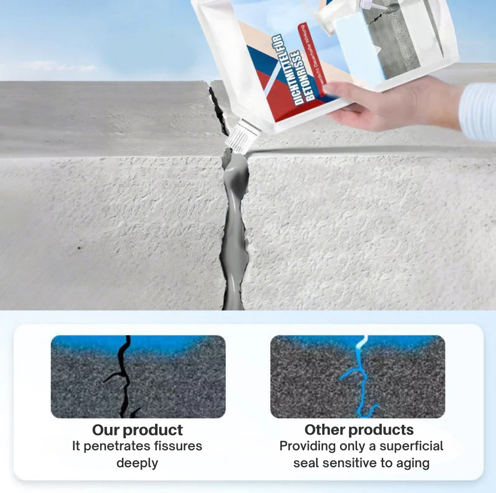 FortiSealPro™ — Transformez les fissures en armure en béton durable