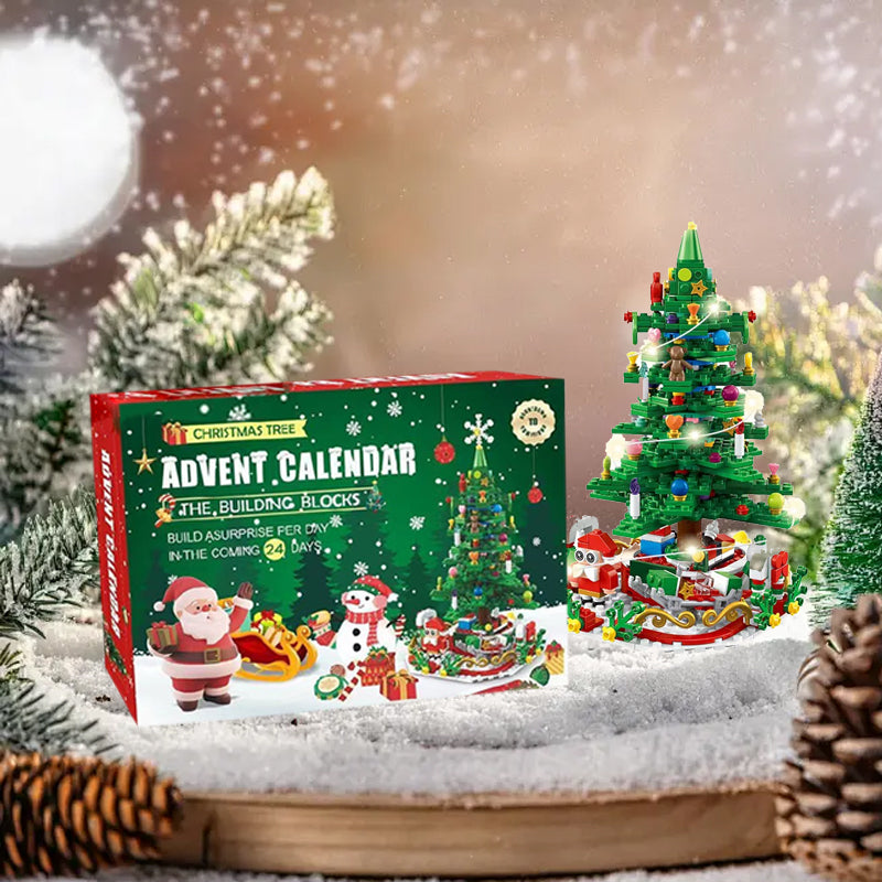 Calendrier de l'Avent Arbre de Noël 2026 – Kit à faire soi-même pour décoration de Noël