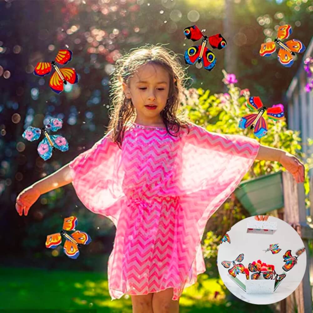 FlyingButterfly – Papillons Volants | Surprise Magique pour Cartes & Boîtes Cadeaux | Événement Réutilisable pour Anniversaires & Mariages