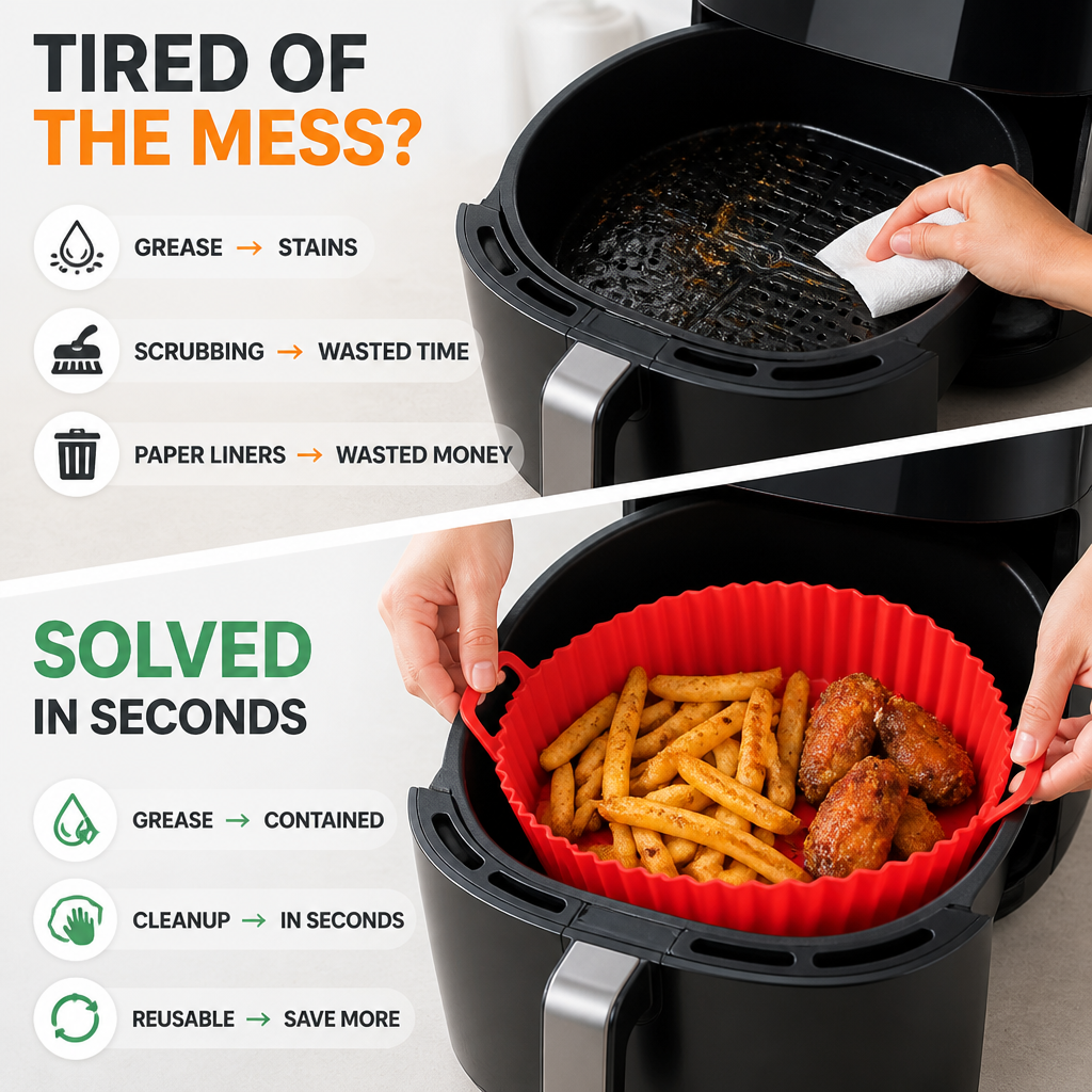 CrispaMat™ — Cuisinez Plus Propre, Croquez Mieux, Stress Moins À Chaque Fois