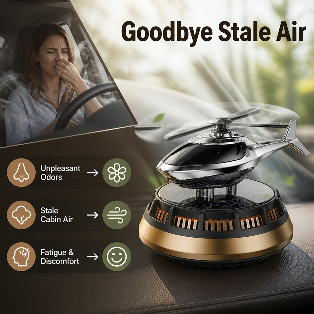 AeroMist™ — Transformez Instantanément Votre Voiture en une Oasis Fraîche et Énergisante