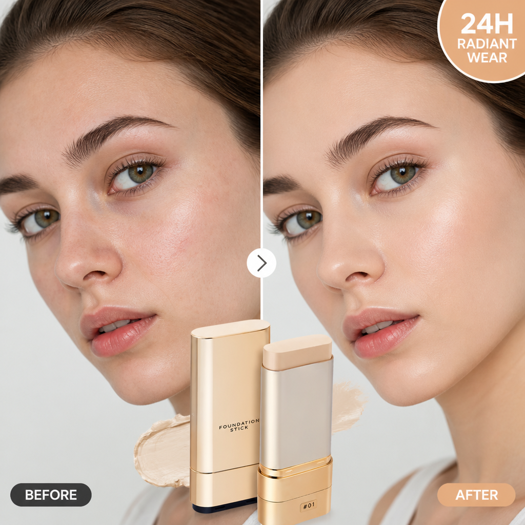 RevelaRadiance™ — Appliquez la Peau en Verre Coréenne qui Reste en Place Toute la Journée | Éponge Gratuite