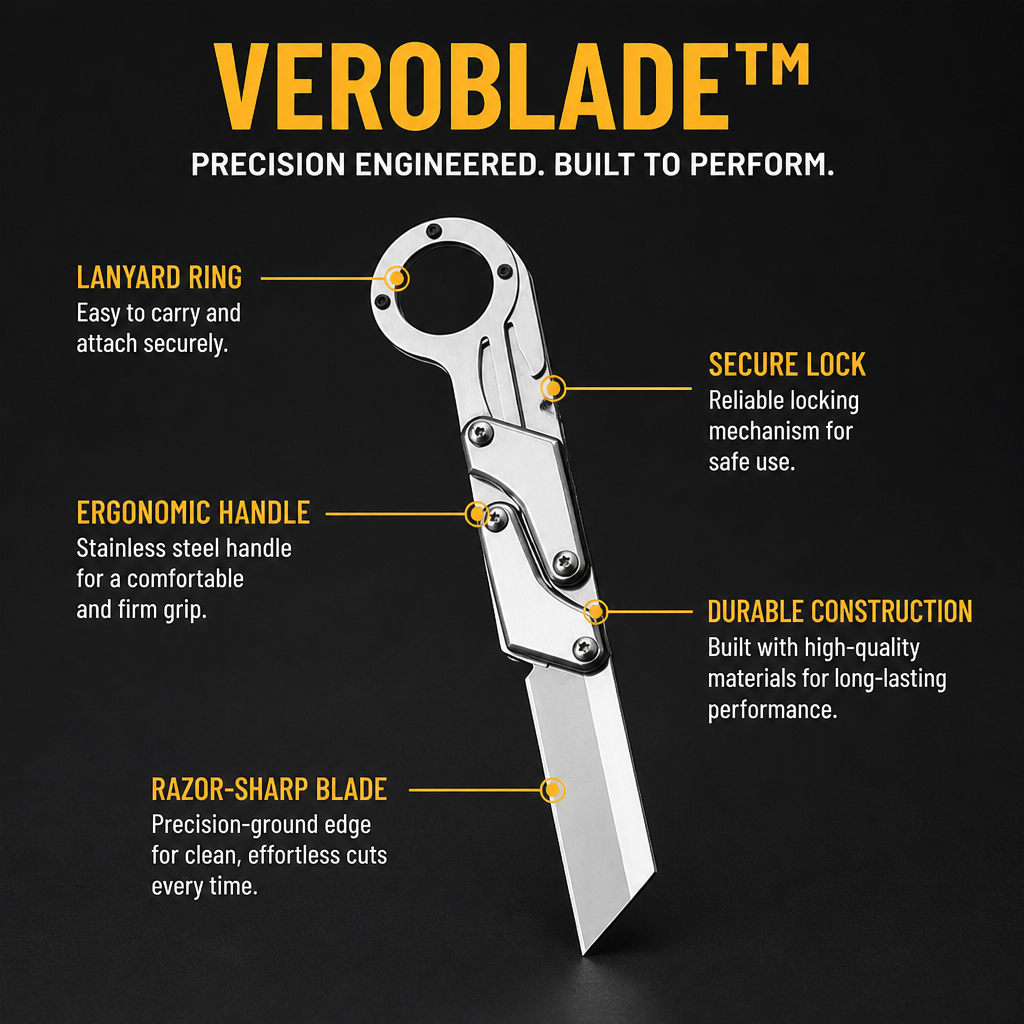 VeroBlade™ — Tranchez avec une Précision Inarrêtable et une Confiance à Toute Épreuve Chaque Jour