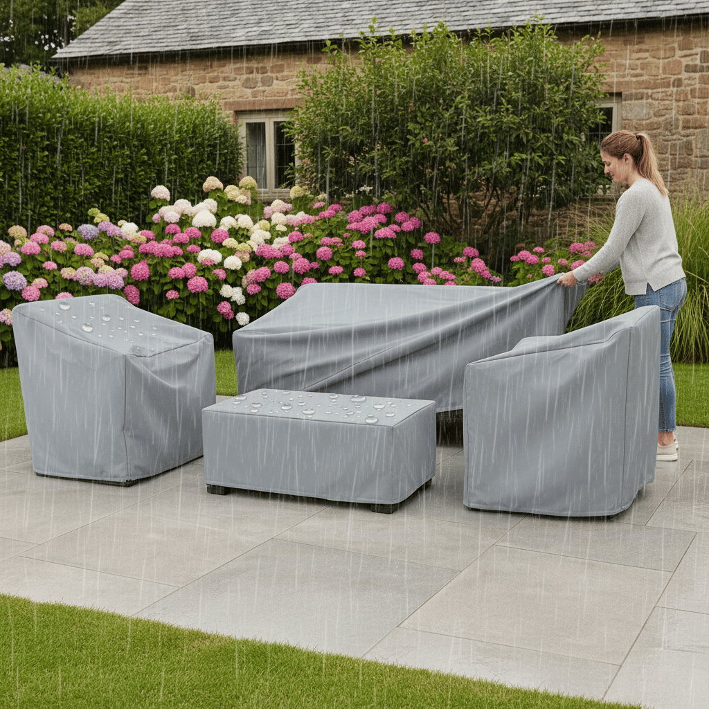 Wetterton – Housse de meubles - Protection tout temps résistante