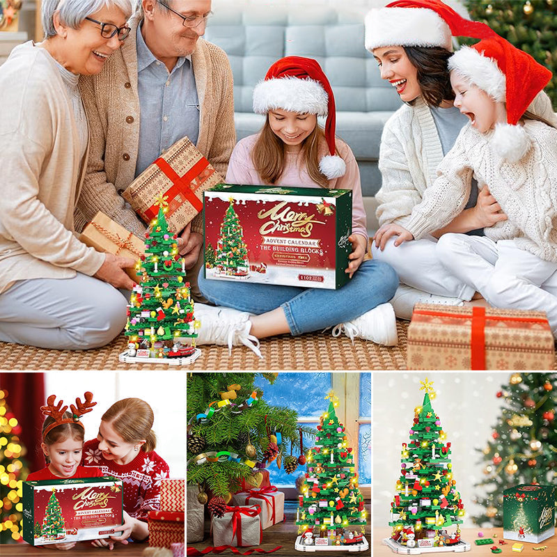 Calendrier de l'Avent Arbre de Noël 2026 – Kit à faire soi-même pour décoration de Noël
