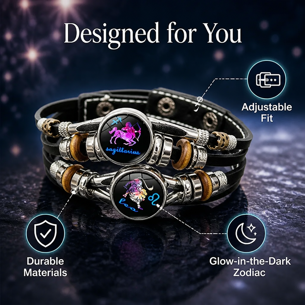 Bracelet Zodiacal Astrevia™ — Éveillez Votre Éclat Intérieur et Possédez Chaque Salle