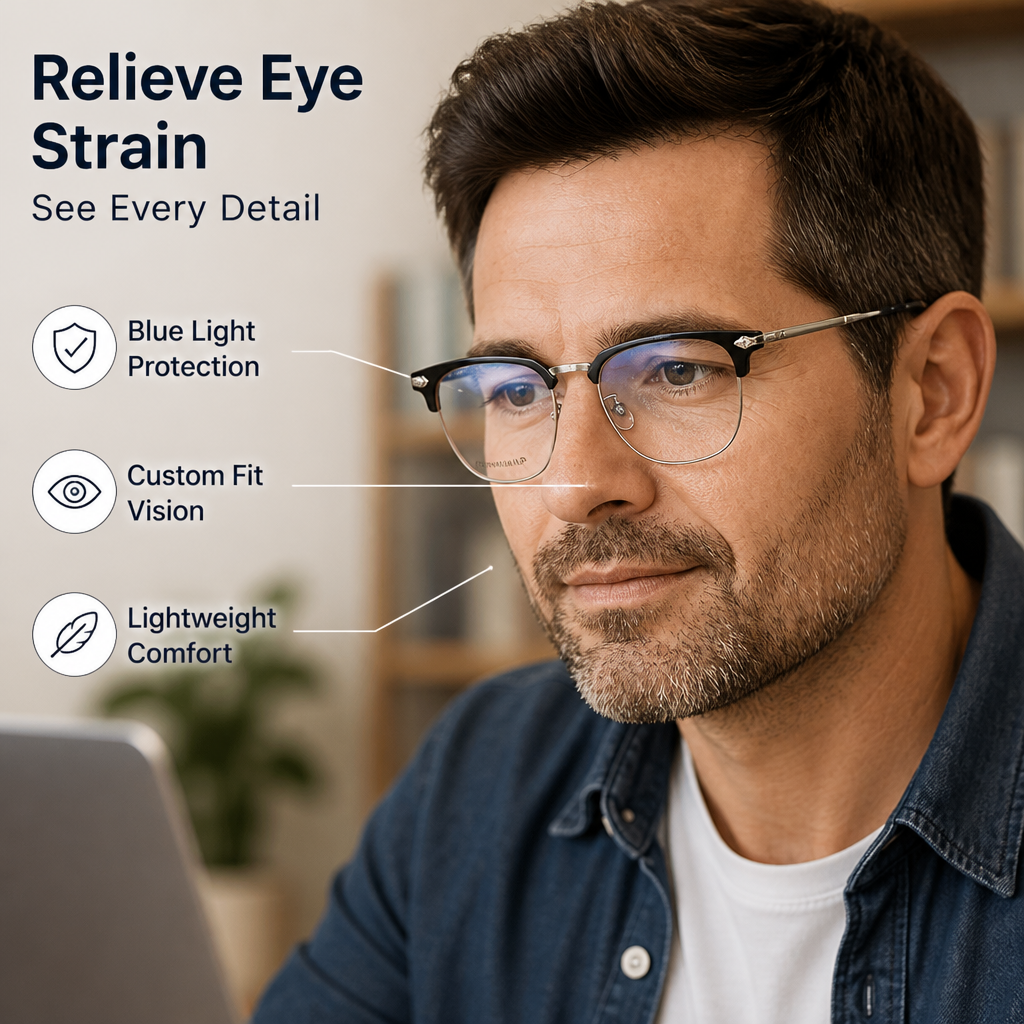 ClariSight™ — Soulagez la fatigue oculaire et voyez chaque détail avec un confort sans effort