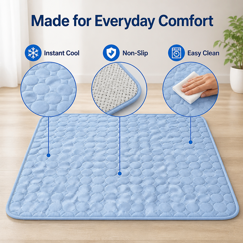 ChillPaw™ — Confort frais instantané qui garde votre animal heureux, frais et rafraîchi partout
