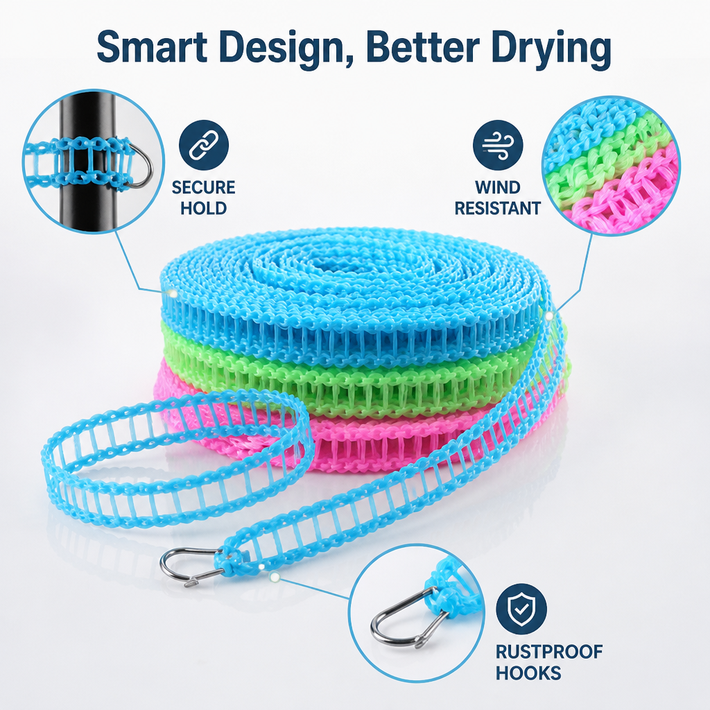 AeroGrip™ — Gardez vos vêtements en sécurité et au sec partout, même dans les vents les plus violents