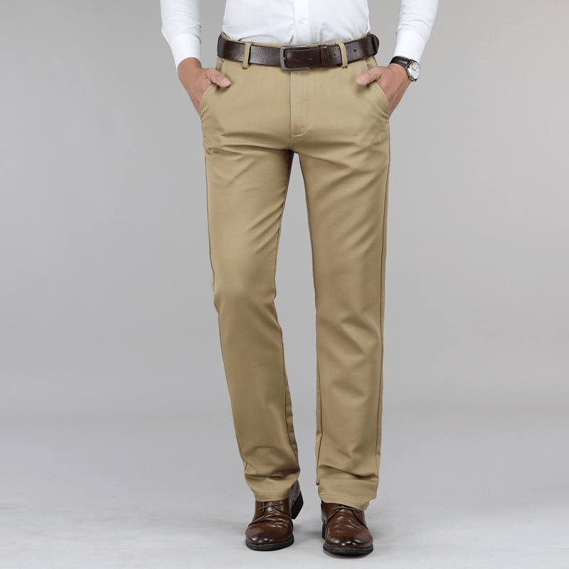 Pantalon de costume stretch pour hommes Modern Fit | MasonPro Pantalon classique à haute élasticité | Pantalon élégant et confortable pour hommes pour le bureau et le quotidien