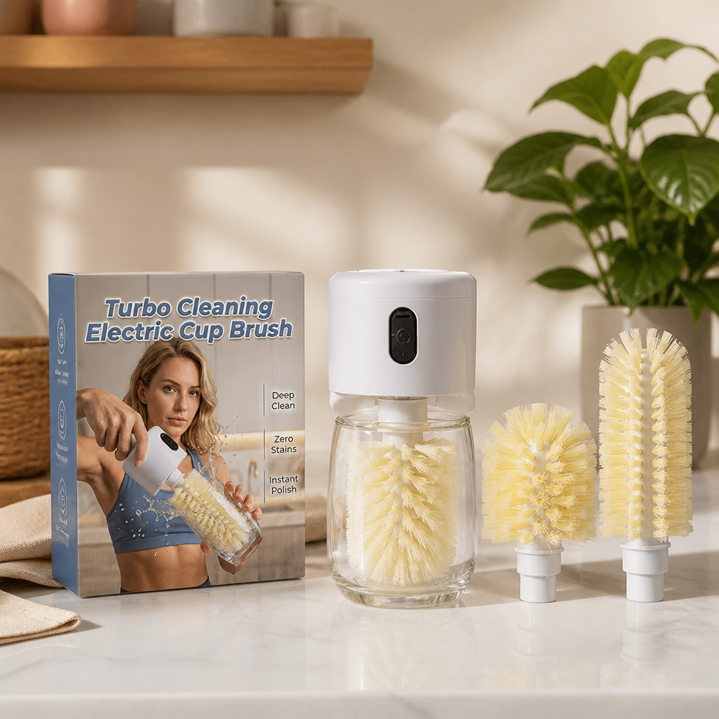 CleanSpin™ — Éliminez les taches tenaces et profitez de tasses impeccables sans lever le petit doigt