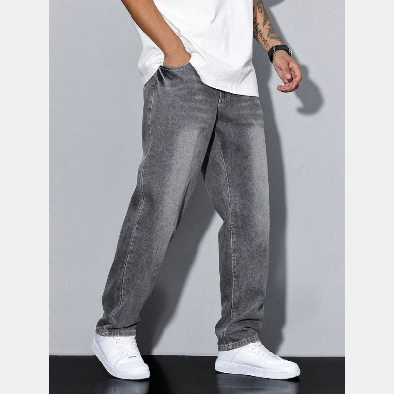 Pim - Jeans décontractés pour hommes en couleur unie