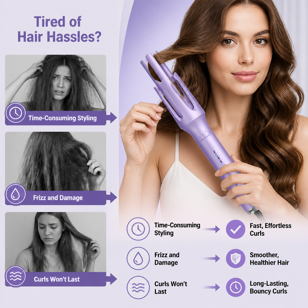 Curlavexa™ — Des Boucles Éblouissantes et Sans Effort Qui Renforcent Votre Confiance Toute la Journée