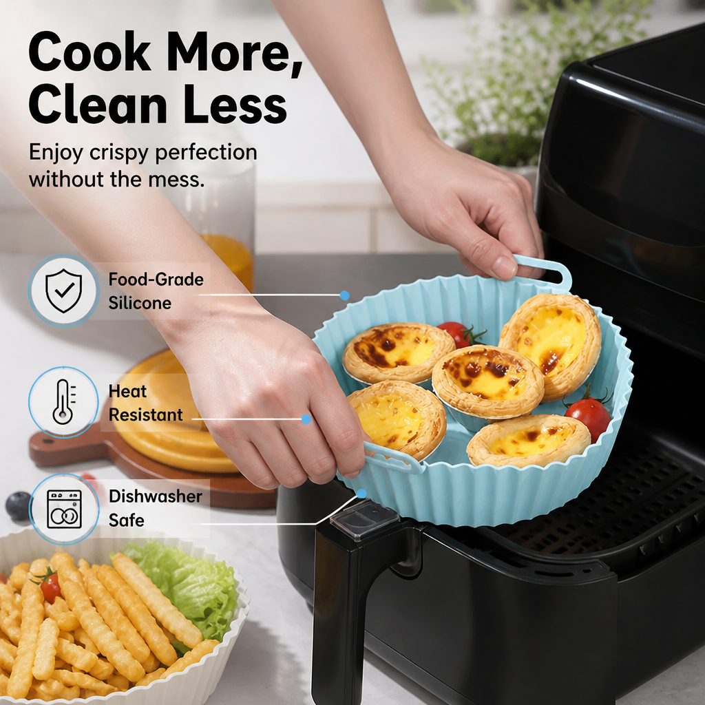 CrispEase™ — Révolutionnez votre cuisine avec un nettoyage sans désordre et sans stress