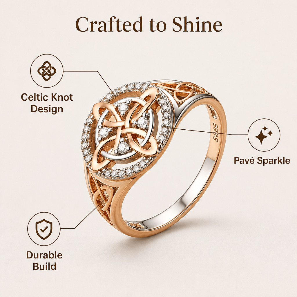 Bague BondLuxe™ — Éveillez une Confiance Inébranlable et une Connexion Intemporelle