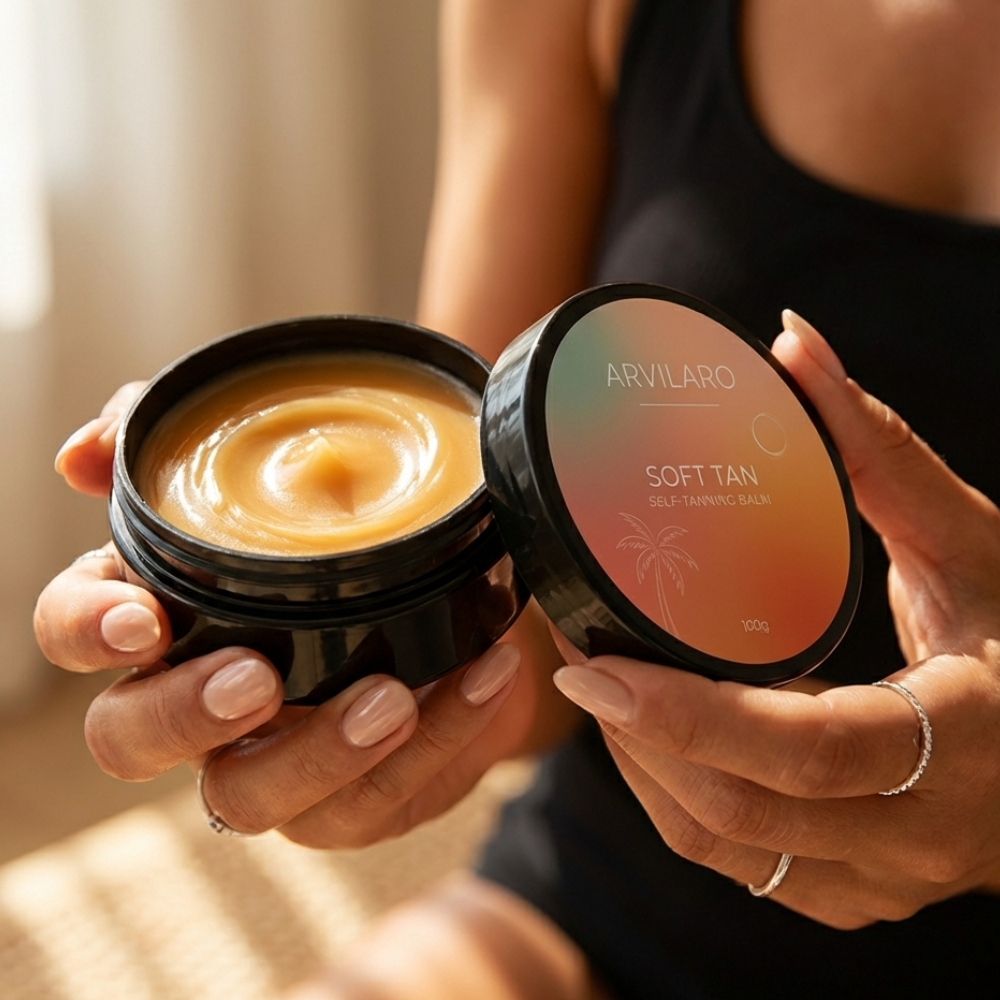 Gel de bronzage intensif Arvilaro SoftTan | Obtenez le bronzage parfait pour l'été ! [1+1 GRATUIT]