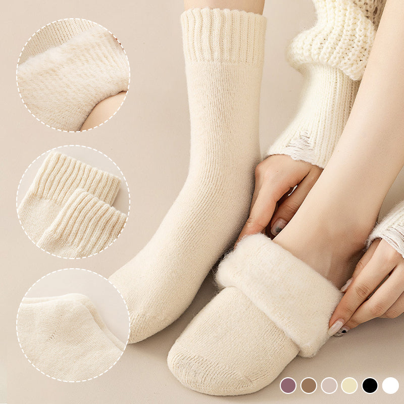 Happy™ Chaussettes d'Hiver 1+2 GRATUITES : Chaussettes thermiques unisexes