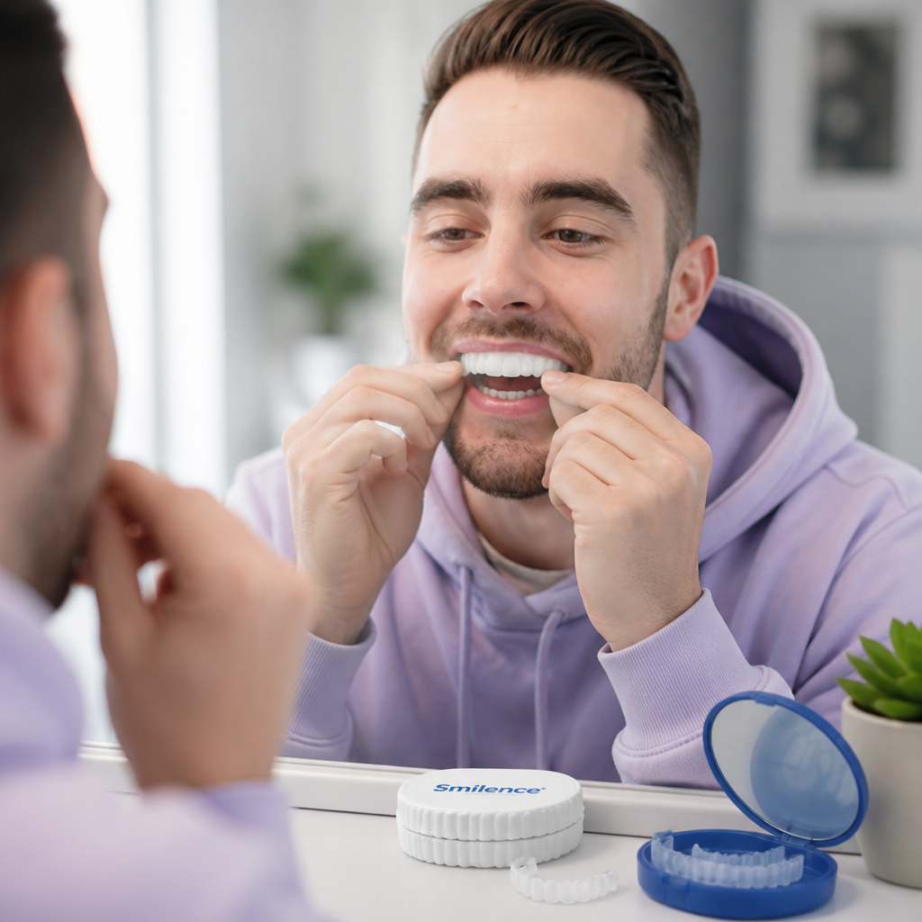 Veneers amovibles ultra-fins en acrylique avec kit de moulage