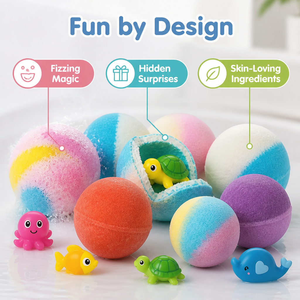 Bubblenza™ — 6pcs Transformez le temps de bain en une évasion magique qui rafraîchit votre peau et suscite une joie pure