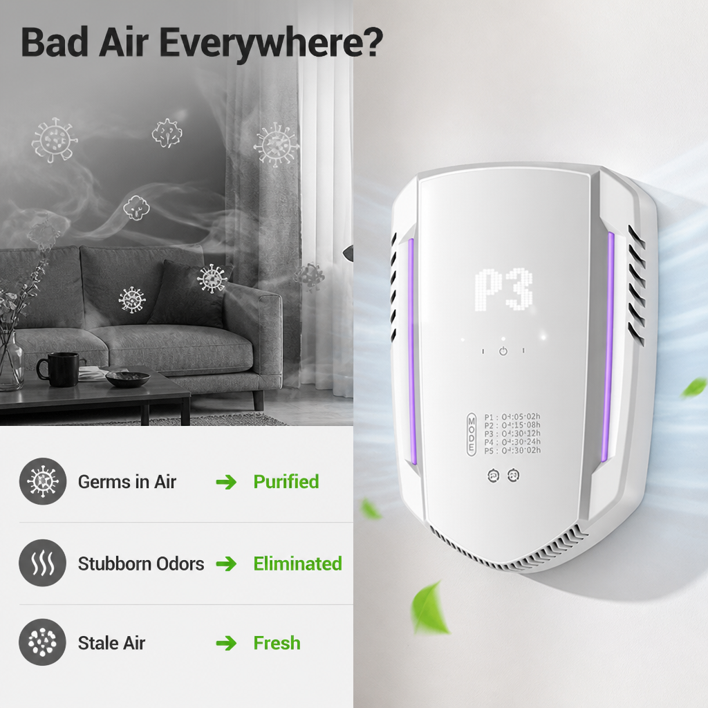 Aironvexa™— Respirez facilement et vivez librement des odeurs et des germes chaque jour