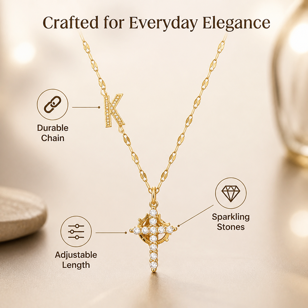 Collier en Chaîne Pétale Calyvra™ — Possédez Votre Éclat avec Élégance Personnalisée et Force Intemporelle