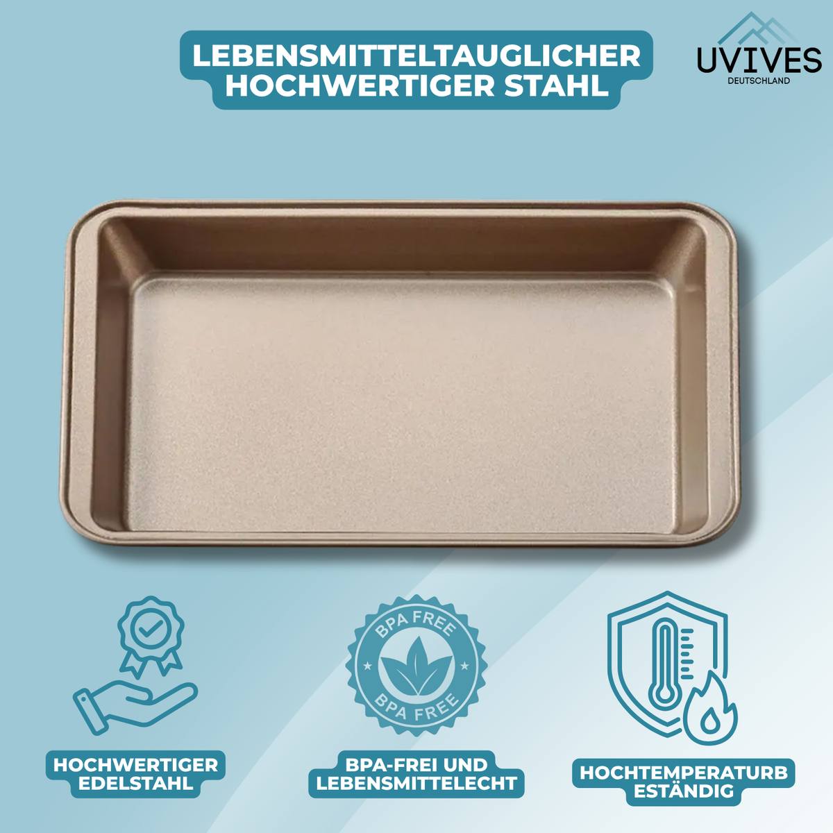 Moule à Gâteau avec Séparateur pour 18 Portions – Antiadhésif et Lavable au Lave-Vaisselle