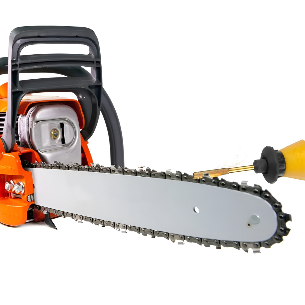 Affûteur de Tronçonneuse 3+3 GRATUIT : Kit de Têtes de Affûtage Professionnelles