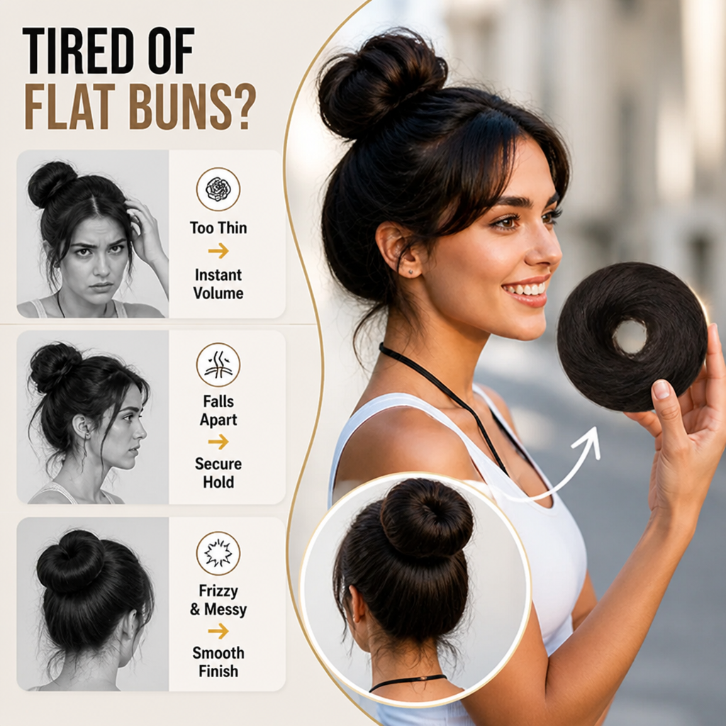 Bunelle™ — Augmentez Instantanément Votre Cheveux avec un Volume Luxueux et Éblouissant