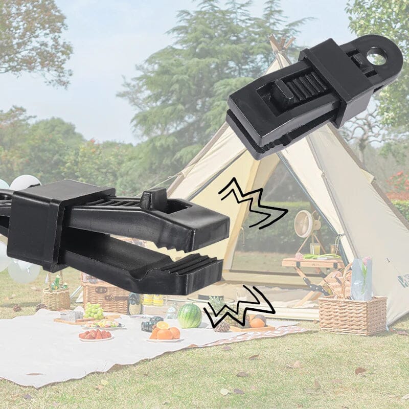 TentClips : Clips de Verrouillage Réglables pour Tente et Toile d'Ombre