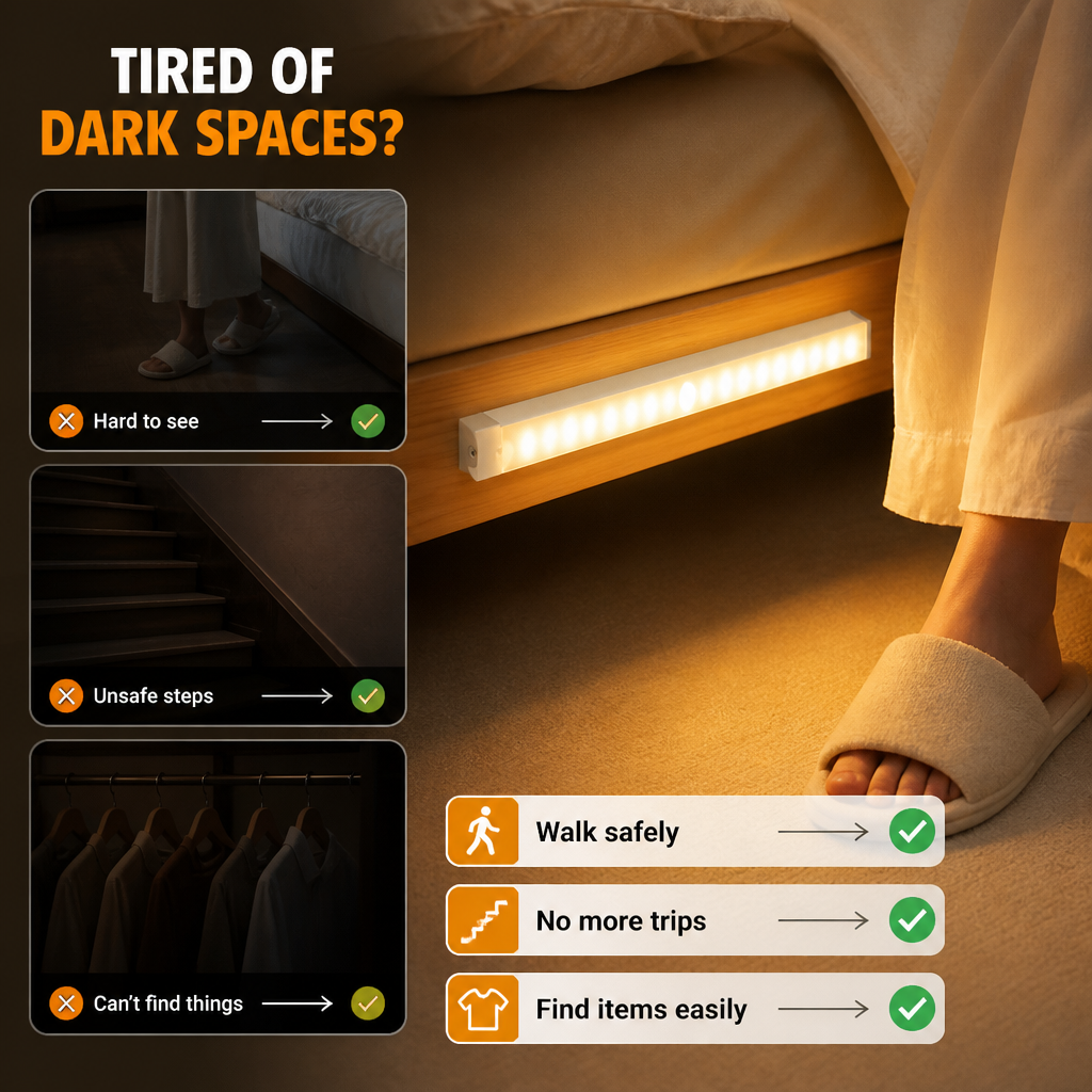 BrightSense™ Motion Glow — Des lumières qui vous accueillent chez vous, sans les mains et sans tracas