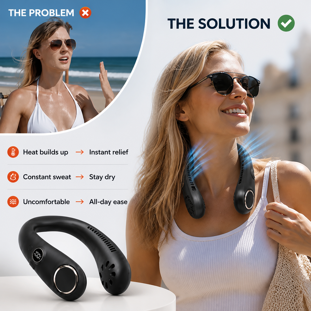 AeroBreeze™ Personnel Chill — Ressentez une fraîcheur instantanée et sans effort où que la vie vous mène