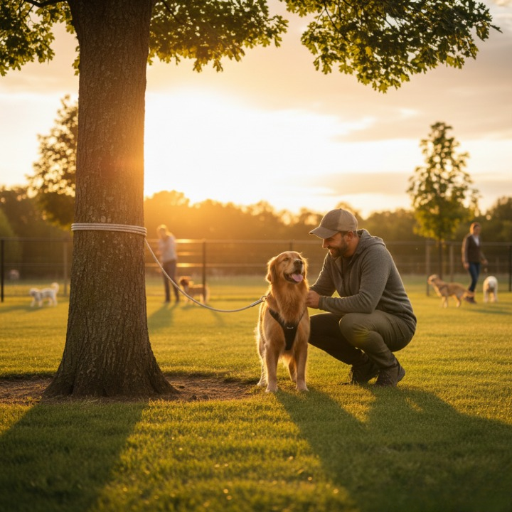 Laisse pour Chien Durable et Résistante aux Morsures – Laisse de Sécurité Extérieure