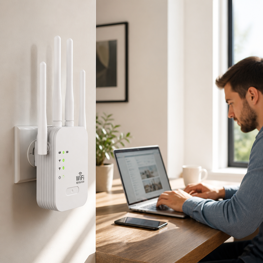 Amplificateur Wi-Fi Dual-Band 1200 Mbps (Intérieur/Extérieur)