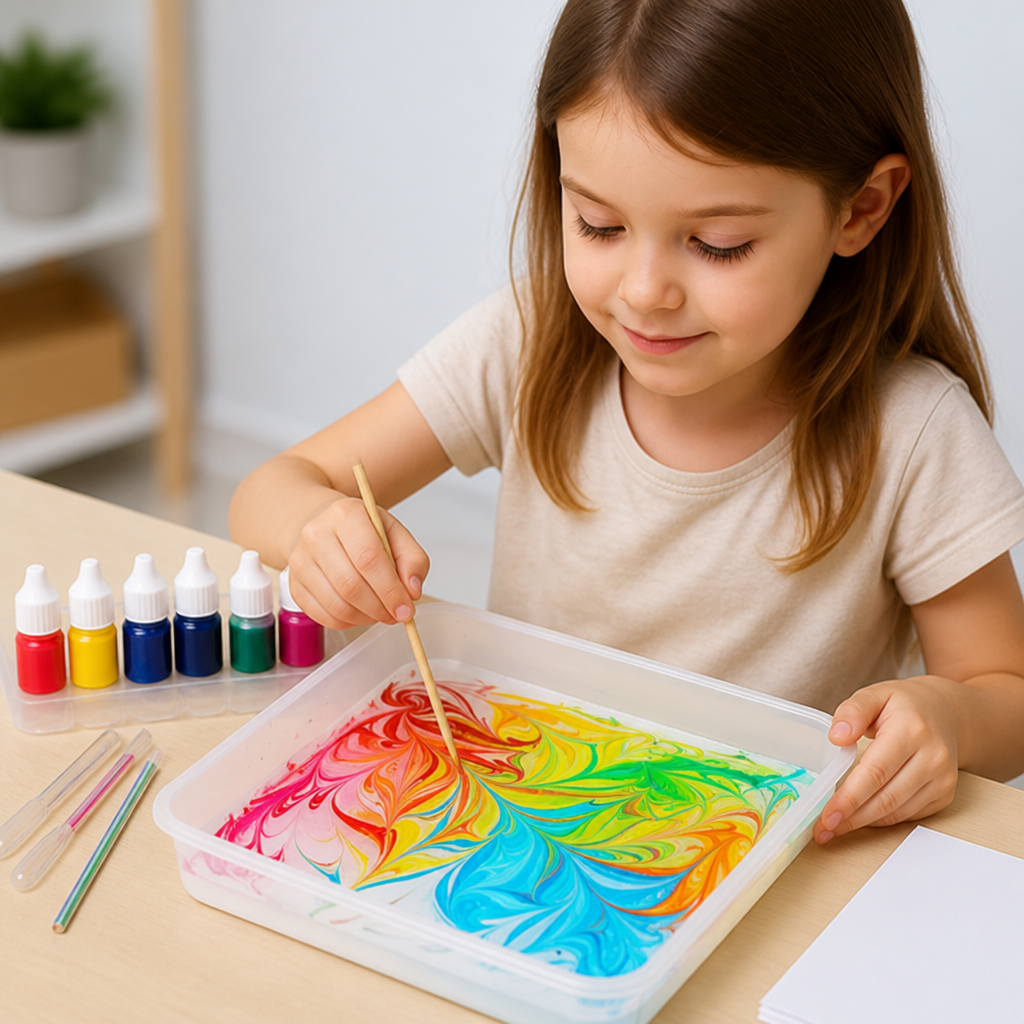ColorWave™ — Éveillez l'imagination de votre enfant avec des chefs-d'œuvre envoûtants et sans désordre