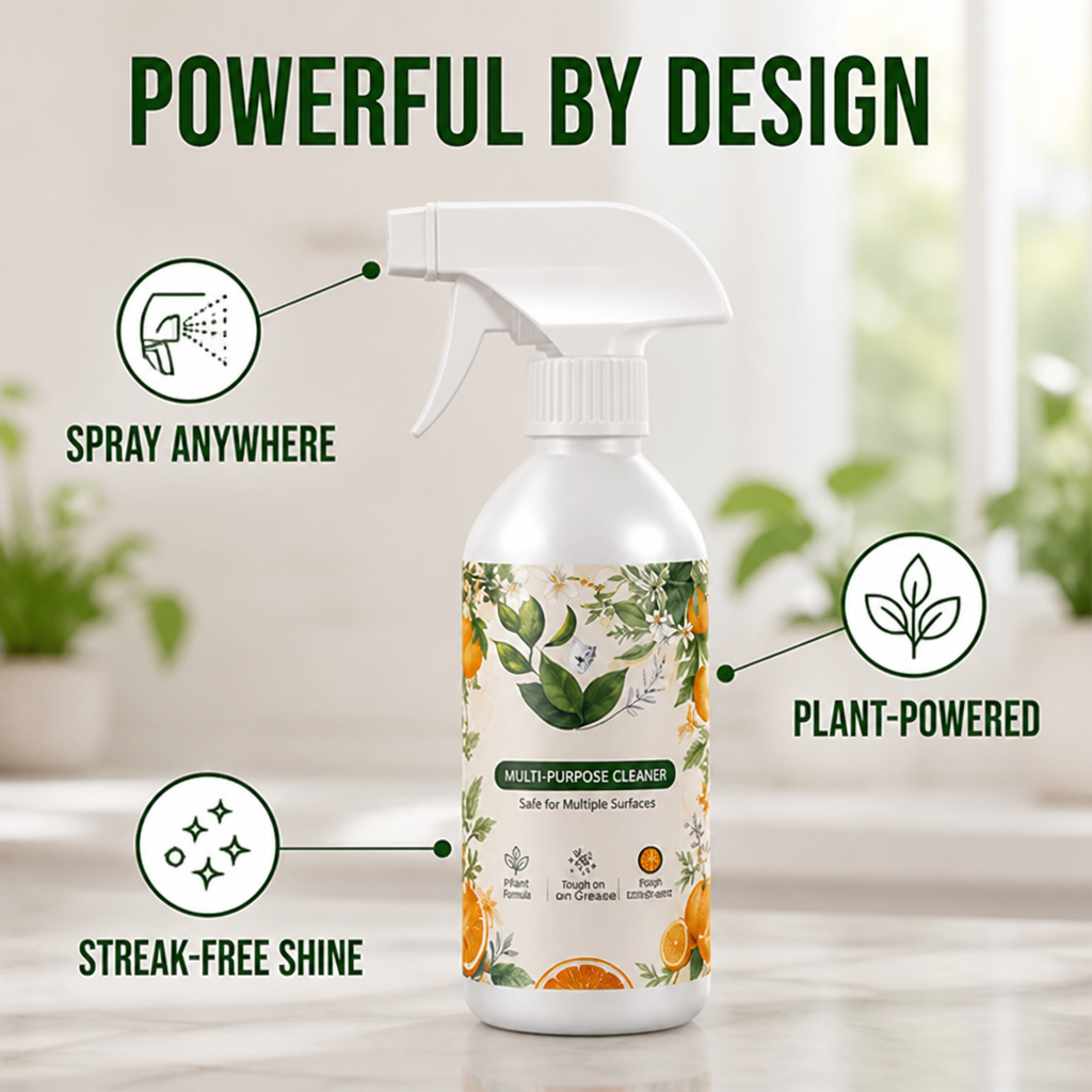 CitrusVibe™ — Effacez Instantanément la Graisse et Remplissez Votre Maison d'un Éclat Naturel et Frais