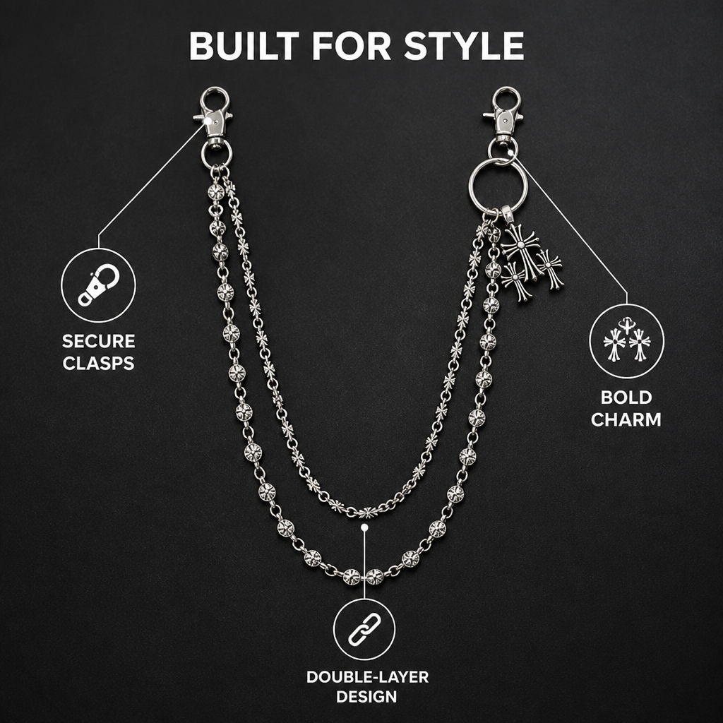 ChainForge™ Portefeuille Chaîne — Libérez une Confiance Féroce et Possédez Chaque Regard