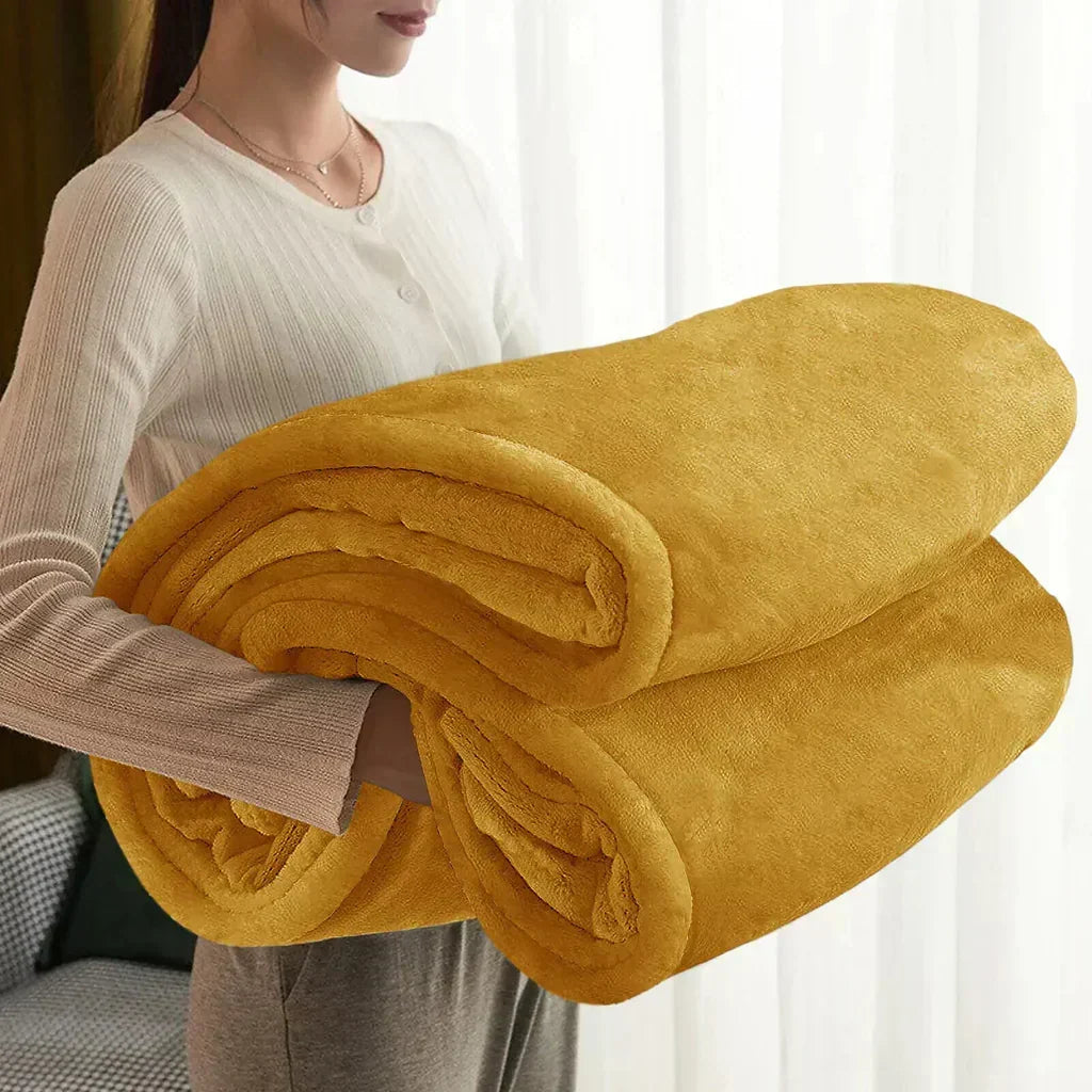 Couverture en Fleece Extra Douce – Couverture Confortable pour Toutes les Saisons