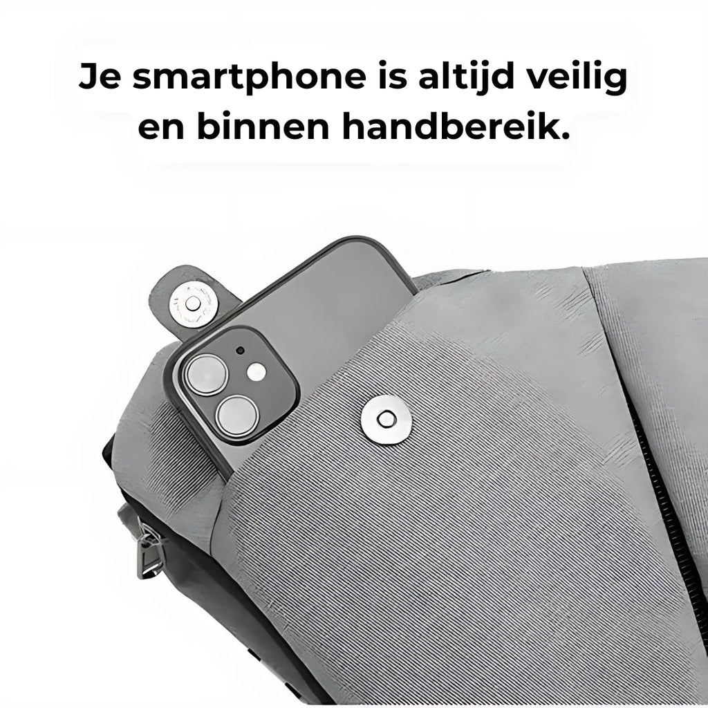 Sac à bandoulière compact avec design anti-vol