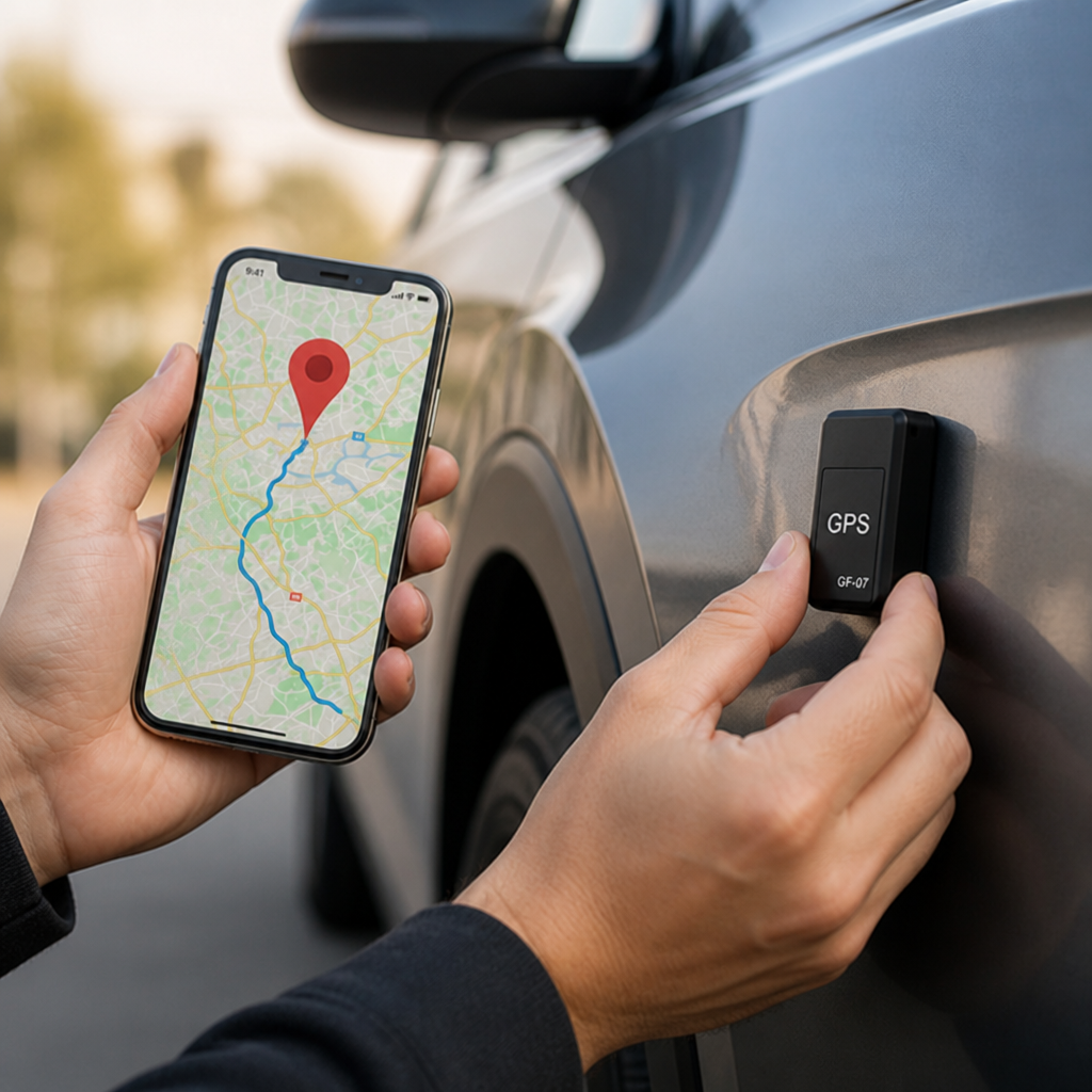Traceur GPS magnétique compact en temps réel (autonomie de 90 heures)