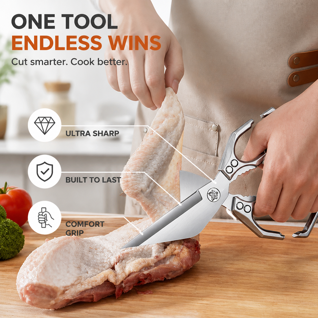 BladeCraft™ — Précision sans effort qui transforme le chaos de la cuisine en confiance