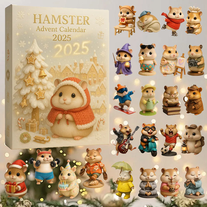 Calendrier de l'Avent HamsterJoy | Délicieuses friandises pour les fêtes de votre ami poilu